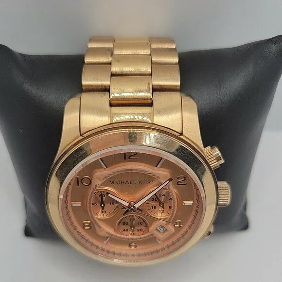 Michael Kors Runway MK8096 Men's Stainless Steel Analog Dial Quartz Watch AM657 - Picture 5 of 11